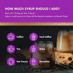 ChocZero Coffee Syrup, Lavender Flavor, Sugar Free Syrup for Drinks, Keto Friendly, 25.4 Fluid Ounces