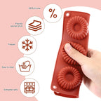 4 PCS Silicone Molds for Baking Non Stick Jello Molds with 6 Cavity Gelatin Mold for Baking Cupcakes Donuts Chocolate Muffins Brownies Jelly