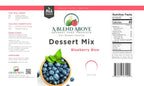 A Blend Above Blueberry Blue No Bake Dessert Mix - All Natural, Gluten Free, No MSG - Instant Dessert Mix, Fruit Dip, Bagel Topping, Frosting, Cheesecake Filling - Easy to Make - 4.2 Oz (Pack of 3)