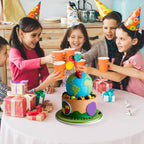 Molain 7 PCS World Map Shape Cookie Cutters, Cake Decorating Stencil, Seven Continents Shape Cookie Cutter Set, for Cake, Cookies, Cupcakes, Fondant, Pastry