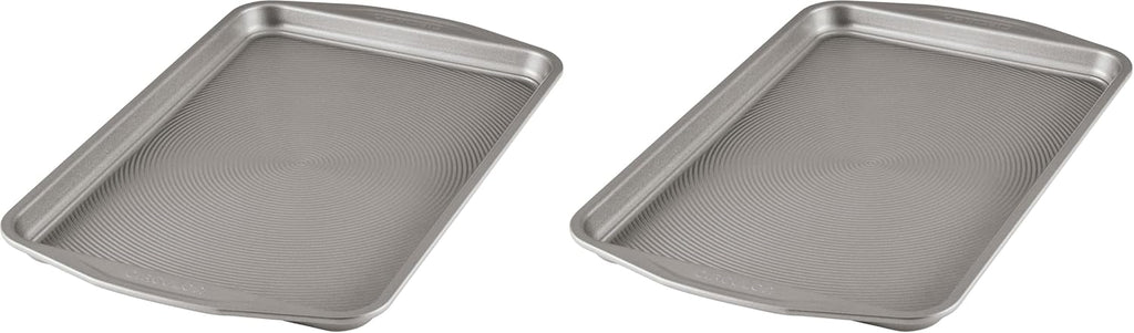 Circulon Nonstick Bakeware, Nonstick Cookie Sheet/Baking Sheet - 11 Inch x 17 Inch, Dark Gray (Pack of 2)