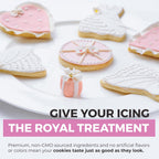 Meringue Powder (14oz) For Royal Icing, Premium Quality, High Egg White Formula, Create Incredible Royal Icing or Frosting for Sugar Cookies, Naturally Flavored, Verified Gluten Free, Non-GMO Sourced