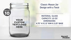 DISCOUNT PROMOS Custom Decorating Mason Jars 12 oz. Set of 10, Personalized Bulk Pack - Glass Jars for Overnight Oats, Candies, Fruits, Pickles, Spices, Beverages - Black