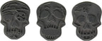 Tovolo Skull Templates Reverse, Dishwasher Safe, Set of 6 Cookie Stamps with Cutter