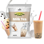Fusion Select 2.2lb Boba Milk Tea Flavored-3-in-1 Drink Powder with Cream & Sugar - Instant Pre-Mixed Beverage for Hot or Cold Blends or Yummy Frappes