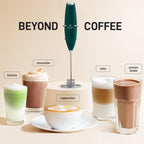 Zulay Kitchen Patented Tornado Triple Whisk Milk Frother with 4 Duracell Batteries – Handheld Foam Maker for Coffee, Lattes, Matcha & Hot Chocolate – Rich, Creamy Froth in Seconds