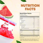 Fanale Watermelon Popping Boba Pearls, Vegan, Non GMO, Gluten Free, Fat Free, Perfect for Bubble Tea, Smoothies, Ice Cream, Desserts, and Beverages.