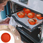 Silicone Banneton, Sourdough Bread Baskets (Set of 6, 5 Inch), Round Proofing Bread Bowls with Starter Kit, Bread Making Baking Supplies