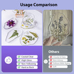 Epoxy Drops, 16OZ Epoxy Resin Crystal Clear, Epoxy Resin Kit - No Yellowing & No Bubbles, 1:1 Mix Ratio, Self-Leveling, Bubbles Free, Resin Epoxy for Casting, DIY, Molds, Jewelry Making, Art Crafts