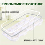 Muffin Pan - 12 Cups Silicone Muffin Pan Non-Stick Food Grade Silicone Cupcake Pan for Muffins,Tart, BPA Free - Standard Cup Size - Diameter 2.8" Depth 1.2" - 1 Piece Cream with Rainbow Dots