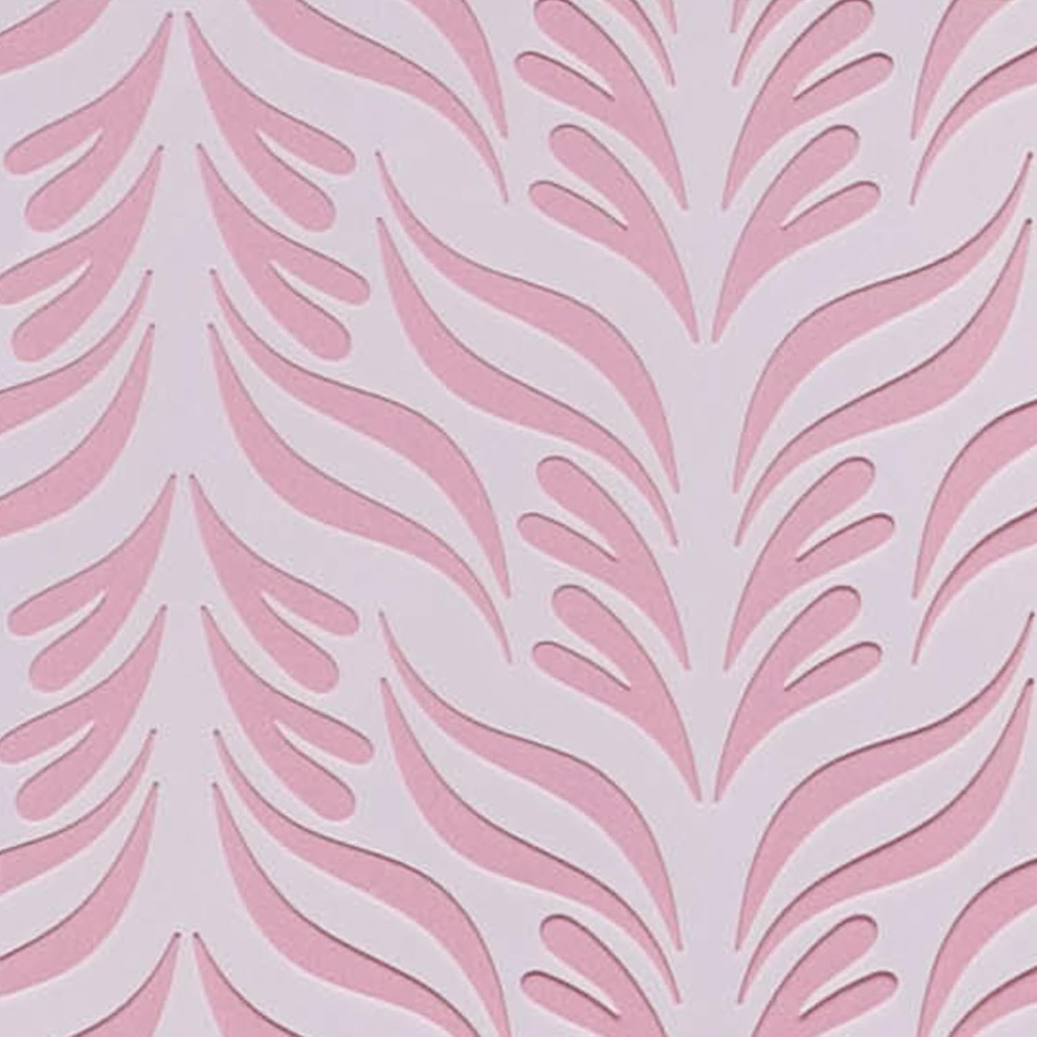 Cake Stencil - Seamless Delicate Pattern for Decorating Tall Double Barrel Cake to Use with Buttercream, Royal Icing, Ganache, Paint, Airbrush (OLLO)