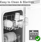 18.5oz Glass Cups with Lids and Straws – Single Reusable Tumbler, Thickened Shatter-Resistant Glass, Ideal for Iced Coffee, Smoothies, Cocktails, Juices – Elegant & Durable Drinkware