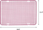 Great Jones Big Chill Wire Cooling Rack (Raspberry) – 16.25" × 11.25" Heavy-Weight Aluminized Steel,Nonstick Baking Rack – Oven Safe 450 °F, Bacon & Cookie Cooling Rack – Fits Half Sheet Pans