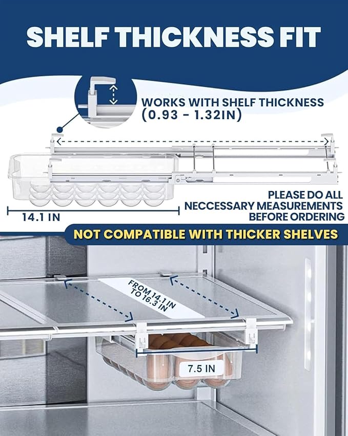 Skywin TidyFriend 3 in 1 Home Organization Kit – Stackable Storage Bins, Laundry Detergent Stand & Refrigerator Egg Drawer, Perfect Holiday Gift for Moms, Homemakers & Home Organization Lovers
