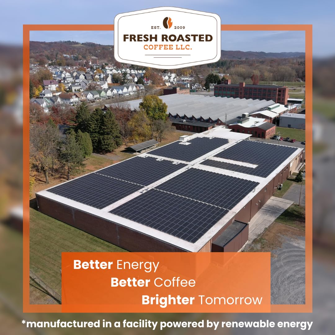 Fresh Roasted Coffee,100% Dark Colombian, 5 lb (80 oz), Med-Dark Roast, Whole Bean, Kosher