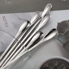 Stainless Steel Cocktail Stir Sticks with Long Handle of 6 Pieces for Coffee & Tea Drinks