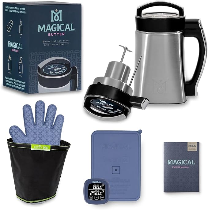 Magical Butter MB2E Core Bundle – Infuser Machine with DecarBox for Precision Decarboxylation & Hands-Free Infusions