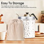 1 Pack White 2 lb Pie Weights for Baking Crust Ceramic Weights Blind Baking Beads with 50 Pcs Disposable Parchment Paper Pie Liner Fit 8,9,10 Inch Dish