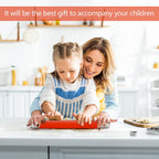 Rolling Pin Dough Roller for Baking with Thickened Non Stick Silicone Metal Handle Rolling Pin Stainless steel Fondant Roller Pin Cookie Pastry Kitchen Accessories 13.8 X 1.5 Inches