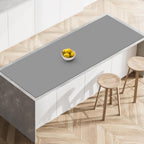 Silicone Mats for Kitchen Counter, 78.7''x 23.6''(200cmx60cm) Largest Heat Resistant Counter Mat Kitchen Island Waterproof Thicken Non-slip Countertop Protector Mat, Light Gray