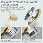 68OZ Glass Pitcher with Lid and Spout, Water Jug, 2000ml Carafe for Hot/Cold Water, Large Iced Tea Pitcher for Coffee, Juice and Homemade Beverage