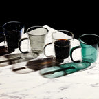 LEMONSODA Double Walled Colored Insulated Coffee Mugs - 10oz - Hot or Cold Latte, Tea, Cappucino, Coffee, Espresso Mug with Handle - Premium Packaging (Set of 4)