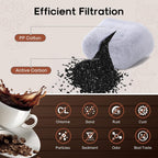 ICEPURE Coffee Machine Water Filter Compatible with Breville BWF100, Replacement for Breville Espresso Machine Filter, BWF100NA BES980XL BES920XL BES900XL BES860XL BES870XL, 12PACK