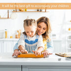 Rolling Pin Dough Roller for Baking with Thickened Non Stick Silicone Metal Handle Rolling Pin Stainless steel Fondant Roller Pin Cookie Pastry Kitchen Accessories 13.8 X 1.5 Inches