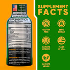 B12 Overload Extra Strength Energy Shot – Grape – 260mg Caffeine, 14000% B12, Electrolytes – Energy & Vitality Support – Zero Sugar No Calories – Vegan, Kosher, Gluten-Free – 1.93 fl oz, 12-Pack