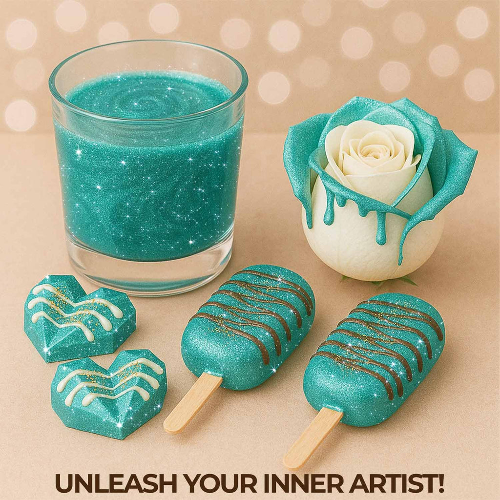 Bulk 20g Light Blue Edible Glitter for Drinks | Premium Edible Glitter for Cakes, Cocktails, Light Blue Cake Decorating Decorations Food Grade, Vegan, Kosher, Halal, Gluten Free - Made in USA