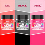 Oil Based Food Coloring Powder for Chocolate - 3 Colors Vibrant Edible Food Dye, Food Coloring Powder for Oil Based, Cake Decorating, Chocolate Melts,Candy Melts, DIY Crafts - 9 Gram