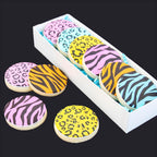 Leopard 5.5x5.5in Cheetah Animal Cow Print Skin Reusable Painting Template Stencils for Cake, Cookie Decorating & DIY Projects