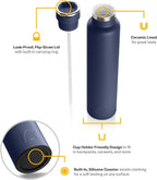 RTIC 26oz Journey Bottle Metal Stainless Steel Vacuum Insulated, BPA Free, Reusable, for Water, Hot and Cold Drinks, Travel, Sports, Camping, Navy