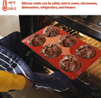 3-Pack Silicone Egg Molds - 3x0.7 Inch Round English Muffin & Breakfast Sandwich Maker, Reusable Non-Stick Baking Pan for Egg Patties, Whoopie Pies, Oven Safe