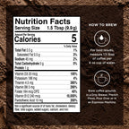 VitaCup Genius Ground Keto Coffee w/Turmeric, MCT Oil, B Vitamins, D3, Ground Coffee Medium Dark Roast, Bold & Smooth, 100% Arabica Coffee Grounds, 6 bags, 11oz each