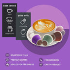 Woken Coffee Compostable Nespresso Pods Variety Pack - Dark and Medium Roast Italian Espresso Compostable Coffee Pods Compatible with Nespresso Machine (50 Pods, 5 Boxes) (Pack of 5), Variety Pack)