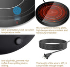 Coffee Mug Warmer for Desk 4H Auto Shut Off, Smart Coffee Cup Warmer with 3 Temperature Setting, Electric Mug Warmer Plate for Coffee, Milk, Tea (Black)