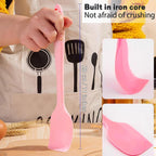 8 Pieces Silicone Spatulas, 11 inch Heat-Resistant Non-stick Spatulas with Stainless Steel Core for Cake Cream Cooking Gadget by COLOGO (11 inch)