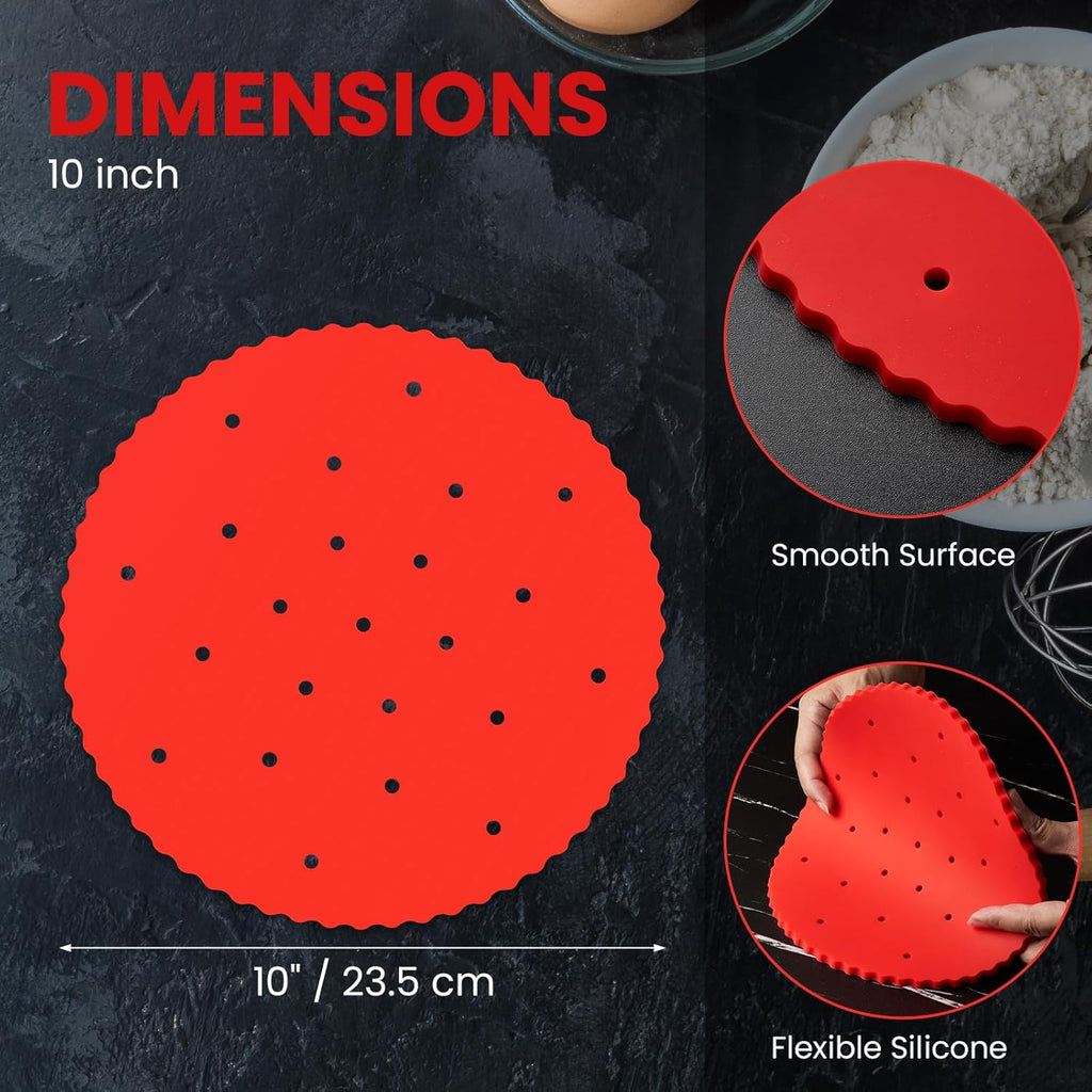 Pie Weights for Blind Baking 10" Tart Pan,Silicone Pie Weight for Baking Crust,Reusable Pies Crust Weights – for Pies/Tart/Quich– Food-Safe,Dishwasher Safe – Designed Exclusively for 10 in. Tart Pan