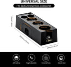 Bincoo Espresso Tamper Station,Multifunction Espresso Coffee Organizer with Drawer for Storage 51, 54, 58MM Tamper, Distributor, Portafilter and Accessories,Space-Saving Design