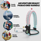 One Gallon Water Bottle Insulated, Triple Walled Vacuum Stainless Steel (Cold for 48 Hrs), Leak Proof & Non-BPA, Large Water Flask Jug with Paracord Handle & Straw Spout Lids