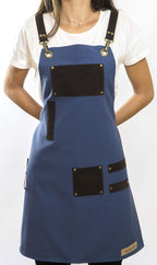 Men and Women Apron for Kitchen, Gardening, Artist, Chef, Work | Canvas, Waterproof, Adjustable Straps Unisex