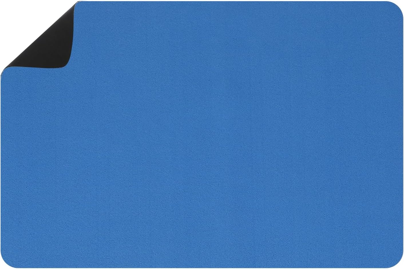 uxcell Silicone Mats for Kitchen Counter, 23.6" x 15.7" Non-Slip Countertop Protector Mat Heat Resistant Coffee Mat Waterproof Table Placemat, Blue