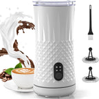 Milk Frother, Elec3 4 in 1 Electric Frother and Steamer 8.1oz/240ml Milk Warmer Coffee Foamer, Automatic Warm and Cold Foam Maker for Latte,Cappuccino,Macchiato,Chocolate