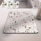 Dish Drying Mat - Absorbent Countertop Mat for Coffee Maker, Expresso Machine, Kitchen Use (05,16''×24'')