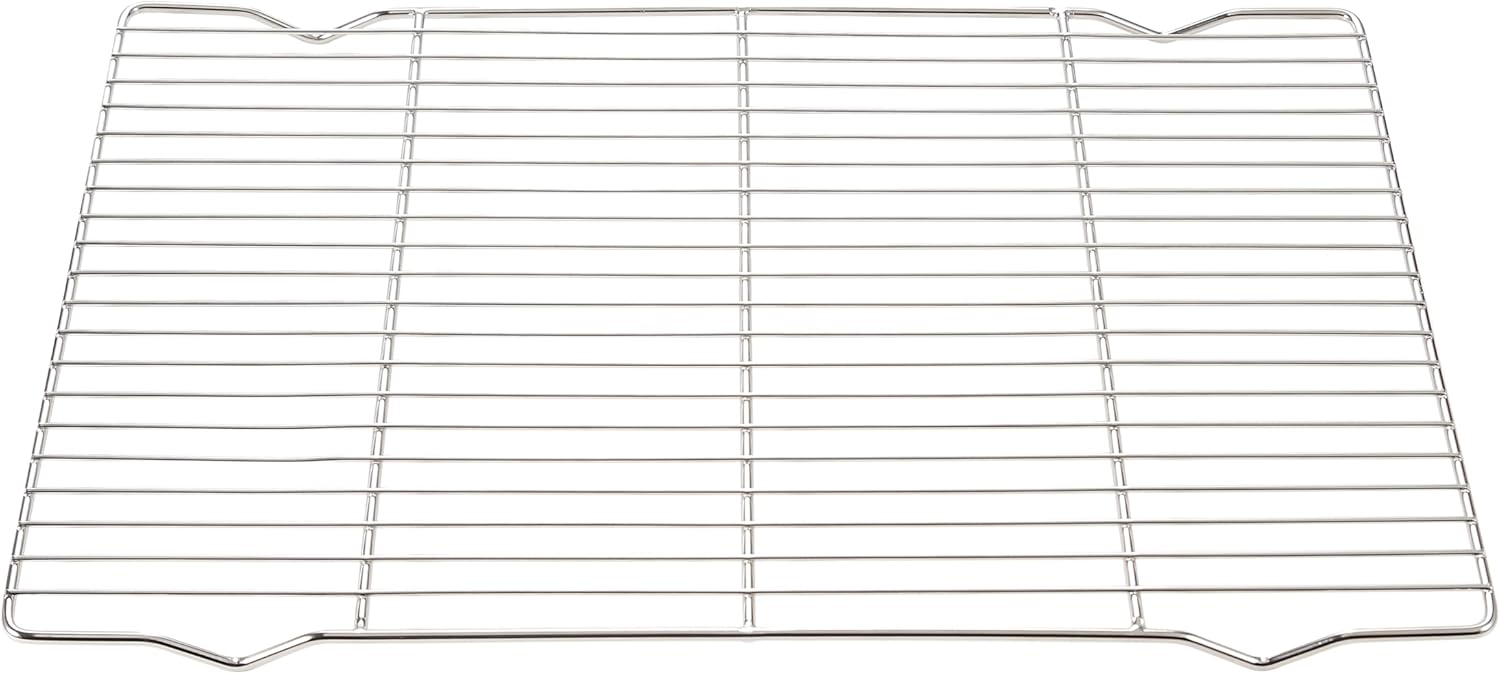 Cooling rack,2-Pack Heavy-Duty Stainless Steel wire rack for cooking (16.5"x11.5") - Oven Baking Wire Rack for Sheet Pans, Bread, Dishwasher Safe & Non-Toxic Metal Grates