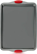 Boxiki Kitchen Nonstick Baking Sheet Pan – Heavy-Gauge Carbon Steel, Warp, Dent, and Rust-Resistant – Gourmet Rimmed Half Cookie Sheet Trays, Non-Toxic for Exceptional Baking Performance - 15x10 Inch