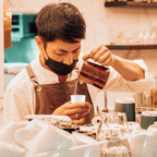 Smygoods White Disposable Paper Coffee Cups with Lids (4 OZ, 50 Count) For Hot Beverages, Tea, Espresso, Cocoa - To Go Drink Containers, Café & Office