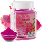 Dragon Fruit Powder - Kiigfood 5.3 oz/150g Natural Fruit Powder, Freeze-Dried Pink Pitaya Powder for Dragon Fruit Syrup, Drink, Baking, Smoothies, Cocktail, Food Coloring - Vegan, Non-GMO, Gluten-Free