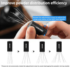 MHW-3BOMBER WDT Tool Espresso Distribution Tool with Magnetic Stand for Barista, Adjustable Range Coffee Needle Stirrer, 304 Stainless Steel 8 Needles 0.4mm with 6 Extra Needles, Black, T6126-OS